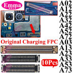 10Pcs USB Charger Charging Port FPC Connector For Samsung Galaxy A12 A22 A32 A52 A72 A02 A03 A13 A23 A33 A53 A73 Plug On Board
