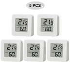 1/2/3/5PCS Mini LCD Digital Thermometer Hygrometer Indoor Room Temperature Humidity Meter Sensor Gauge Weather Station Set