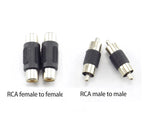 4Pin M12 GX12 Aviation Head Male/Female to RCA DC Male Female Connector Cable Plug Cord Converter for Car Rear Camera Monitor T1