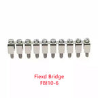 10Pcs UK2.5 DIN Rail Terminal Block Universal Screw Connection 2.5B Strip Connector for 2.5mm² Cable Electrical Wire