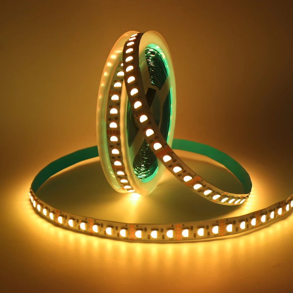 5m RGBW RGBWW Led Strip Light 4 Colors In 1 Chip 12V 24V 5050 120 60 108 LEDs Flexible Tape Ribbon RGB Warm White DC Home Decor