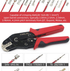 CLN-68B 0.08-1.5mm² Open Barrel Terminals Pliers Crimping Tool (28-16AWG) for JST, DuPont, Molex, PH2.0 XH2.54 3.96 4.2mm Pitch