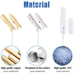 240pcs 3.9mm Brass Male Female Bullet Terminal Wire Connector Blocks with Insulation Sleeves for Car Truck Motorcycle Bike