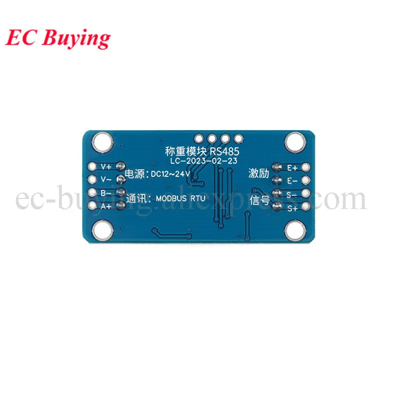 YR-2181 2180 Guide Rail Electronic Scale Weigh Signal Pressure Sensor Conversion Acquisition RS485 Interface Modbus Rtu Protocol