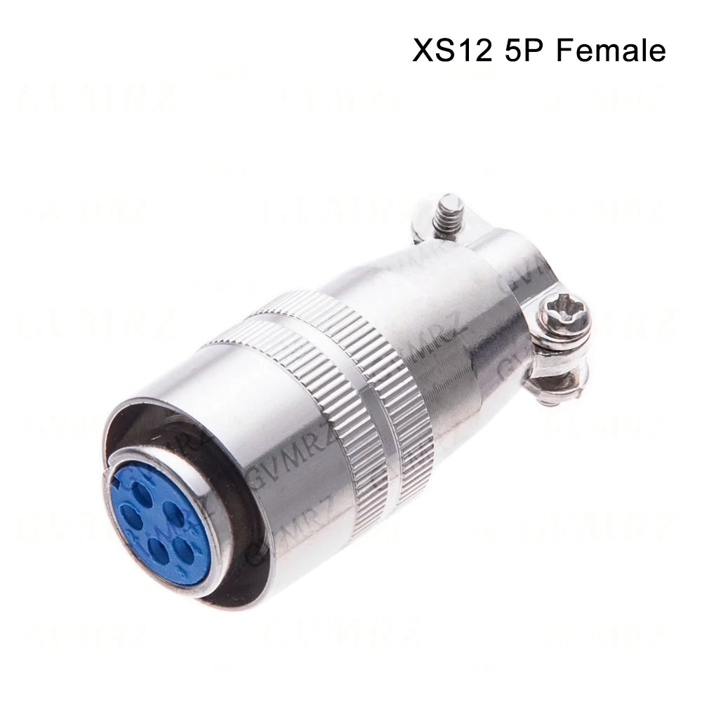 XS12 2PIN 3PIN 4PIN 5PIN Docking Aviation Plug Socket Waterproof Circular Connector 2-5P Male/Female