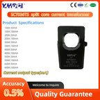 YHDC SCT036TS Input 100A/200A/300A/400A/500A/600A Output 50mA/0.1A Accuracy 0.5%Split Core Current Sensor AC Current Transformer