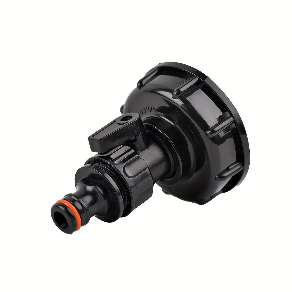 1000L IBC ton barrel lid S60x6 quick connector garden irrigation garden water connection piece with switch connector
