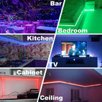 Dimmable 5V LED Strip Lights SMD2835 3528 60Leds/m Waterproof Ribbon Lights TV Backlight USB/Battery Powered Stripe Room Decor
