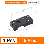 ENMG PCB Mount Solid State Relay, SSK10D6132 Miniature Pin-Type DC Control DC/AC 24V Printed Circuit Board Mount Plug-in Type.
