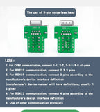 DB9 DB15 DB25 Connector D-SUB 9 15 25 Pin Male Female Plug RS232 RS485 Breakout Terminals 21-24 AWG Wire Solderless Connectors