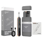USB 1400mAh Battery Intelligent Soldering Iron Type C Interface Wireless Temperature Control High-power Solder Welding Iron Tool