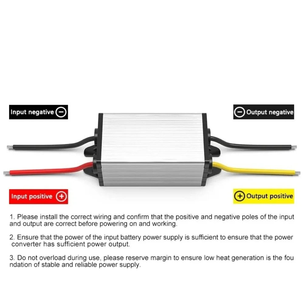 24V 36V 48V 72V To 12V 1A 2A 3A 4A 5A DC-DC Converter Power Supply Voltage Regulator 24V to 12V 60W Step-down Module Good