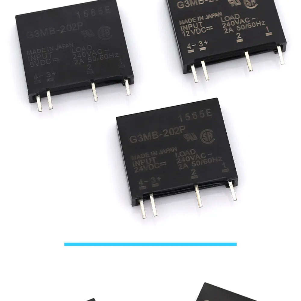 1/5/10Pcs Relay Module G3MB-202P G3MB 202P DC-AC SSR Input 5V/12V/24V DC Output 240V AC 2A Solid State Relay Module