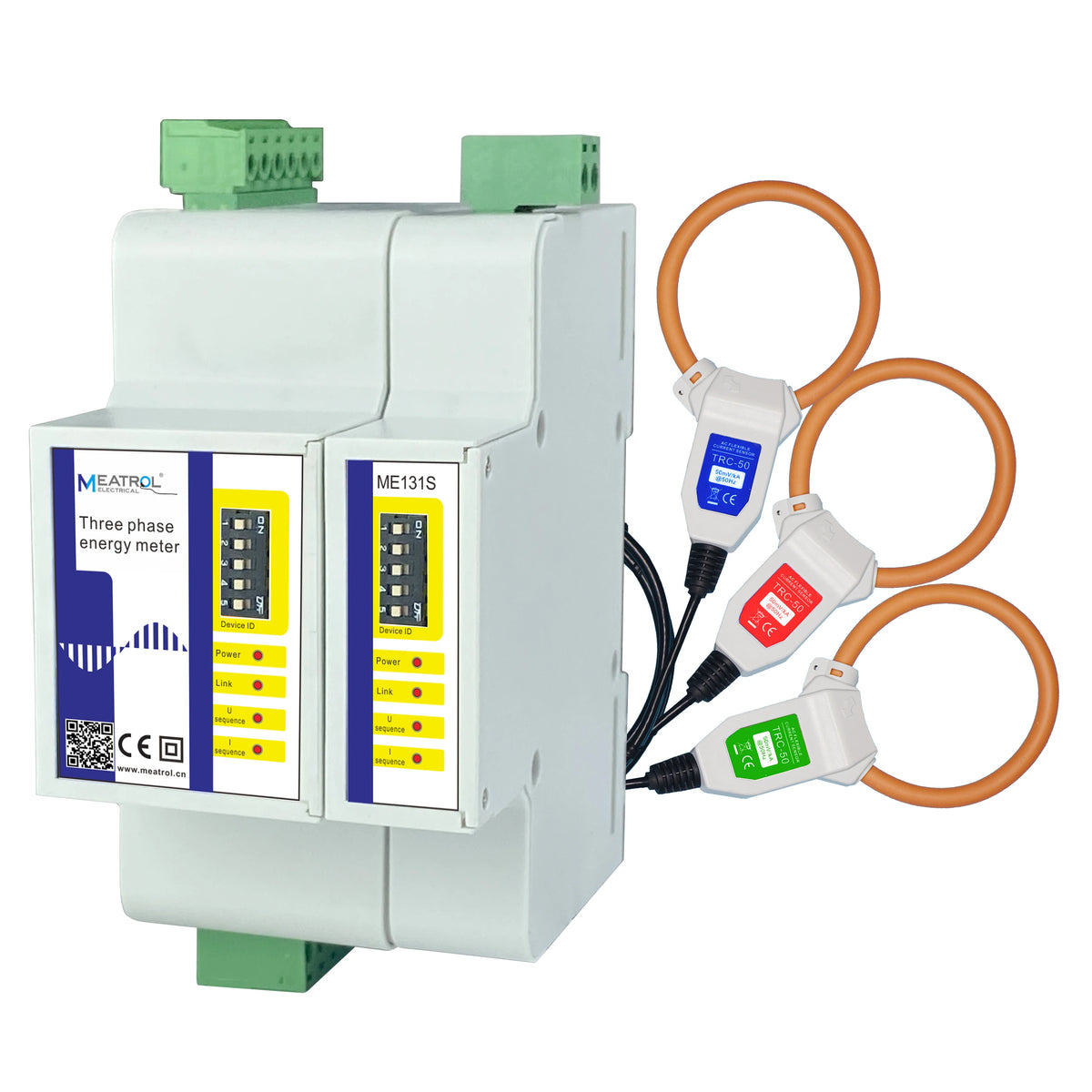 Multi Circuit Energy Meter ME131 Rogowski Coil CT Meters Multi Function Smart Power Energy Meter