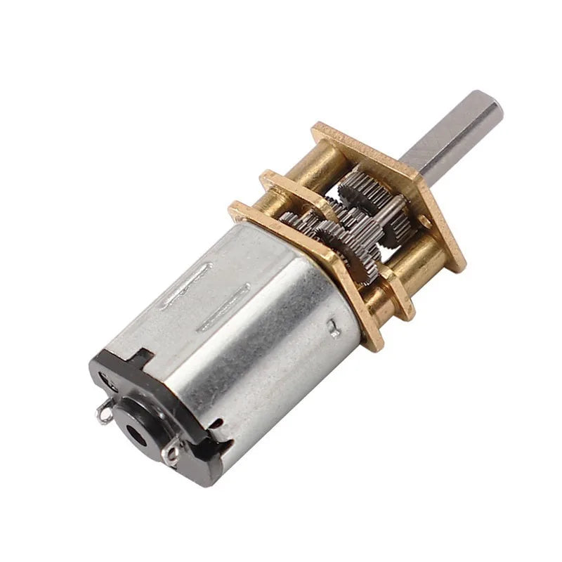 GA12-N20 DC 3V 6V 12V micromotor All-metal gearbox gear reduction motor 15rpm 30rpm 50rpm 60rpm 200rpm 300rpm 500rpm 1000 rpm.