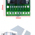DB9 RS232 Serial Breakout Board: 9-Pin Solderless Connectors (Female & Male) – Terminal Adapter