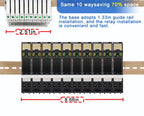 1PCS Slim Relay HF-41F 5V 12V 24V High Frequency Relay Base DIN Rail Relay 41F-5-ZS41F-12-ZS41F-24-ZS LED 6A