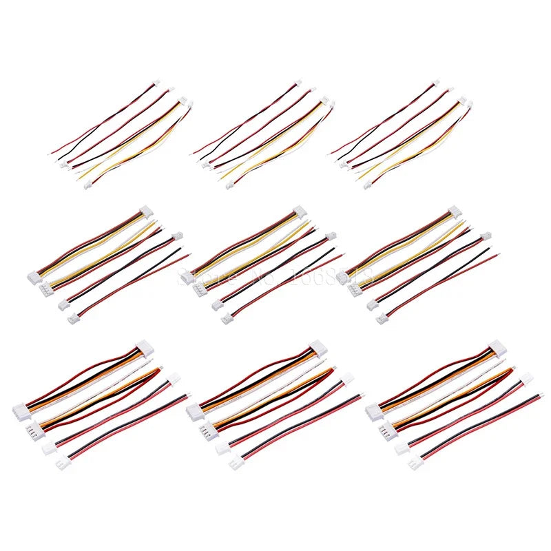 10PCS ZH 1.5mm Wire Cable Connector DIY ZH1.5 JST 2/3/4/5/6/7 Pin Electronic Line Single/double head Connect Terminal Plug 28AWG