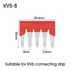KV2.5 Direct Insertion Quick Terminal Block Rail Type Wire Connector Instead Of UK/ST/PT/SAK Docking For Parallel Connection