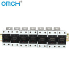OMCH DIN Rail SSR Solid State Relay With Aluminum Heat Sink DA AA DD 3-32VDC 10A 25A 40A 60A 80A 100A 120A Single Phase Control