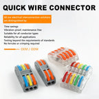 10/50Pcs Mini Fast Wiring Cable Connectors Lever 28-12 AWG Universal Lever Wire Nut Electrical Connectors Push-in Home Terminal