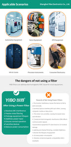 YIBO Industrial 3 Phase EMC Output Filter YB960 380V for VFD Inverter Servo Drive Motor EMI Noise Filter Anti Interference
