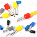 1000PCS Tubular Crimp Terminals Electrical Wire Cable Connectors E0508 E7508 E1008 E1508 E2508 E4009 E6012 Insulated Ferrules