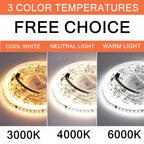DC24V Flowing Water SMD LED Strip with Motion Sensor US/EU Plug Kit for Stair Corridor Entrance Wardrobe Cabinet Bedroom Light