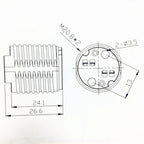 4pcs G9 Light Socket Halogen CFL LED Lamp Bulb Base Holder Fixture with 10CM wire CE VDE