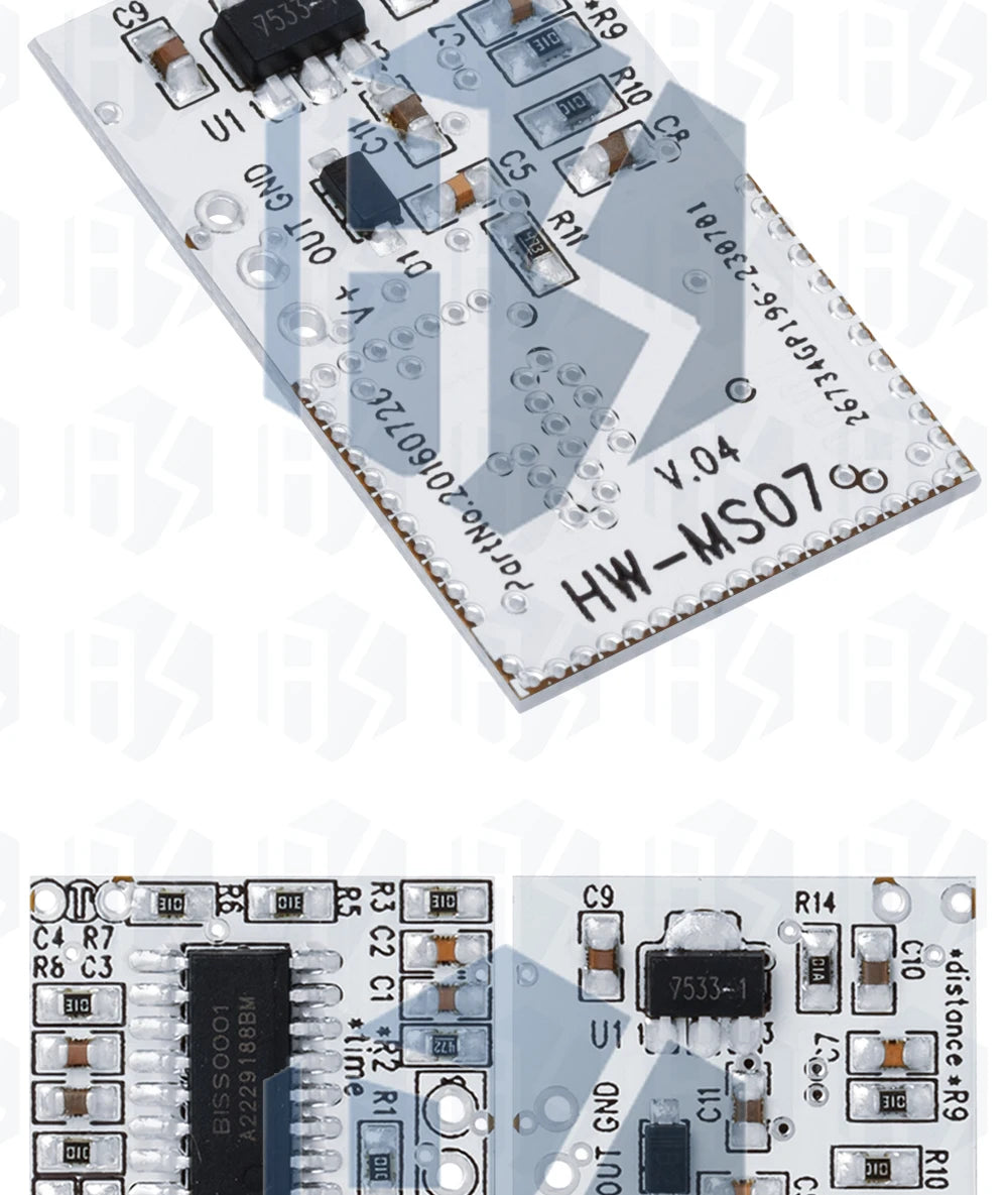 1~10PCS High Performance Motion Sensor Module Radar Motion Sensor HW-MS03 HW-MS07 2.4GHz to 5.8GHz Microwave Radar Sensor Module