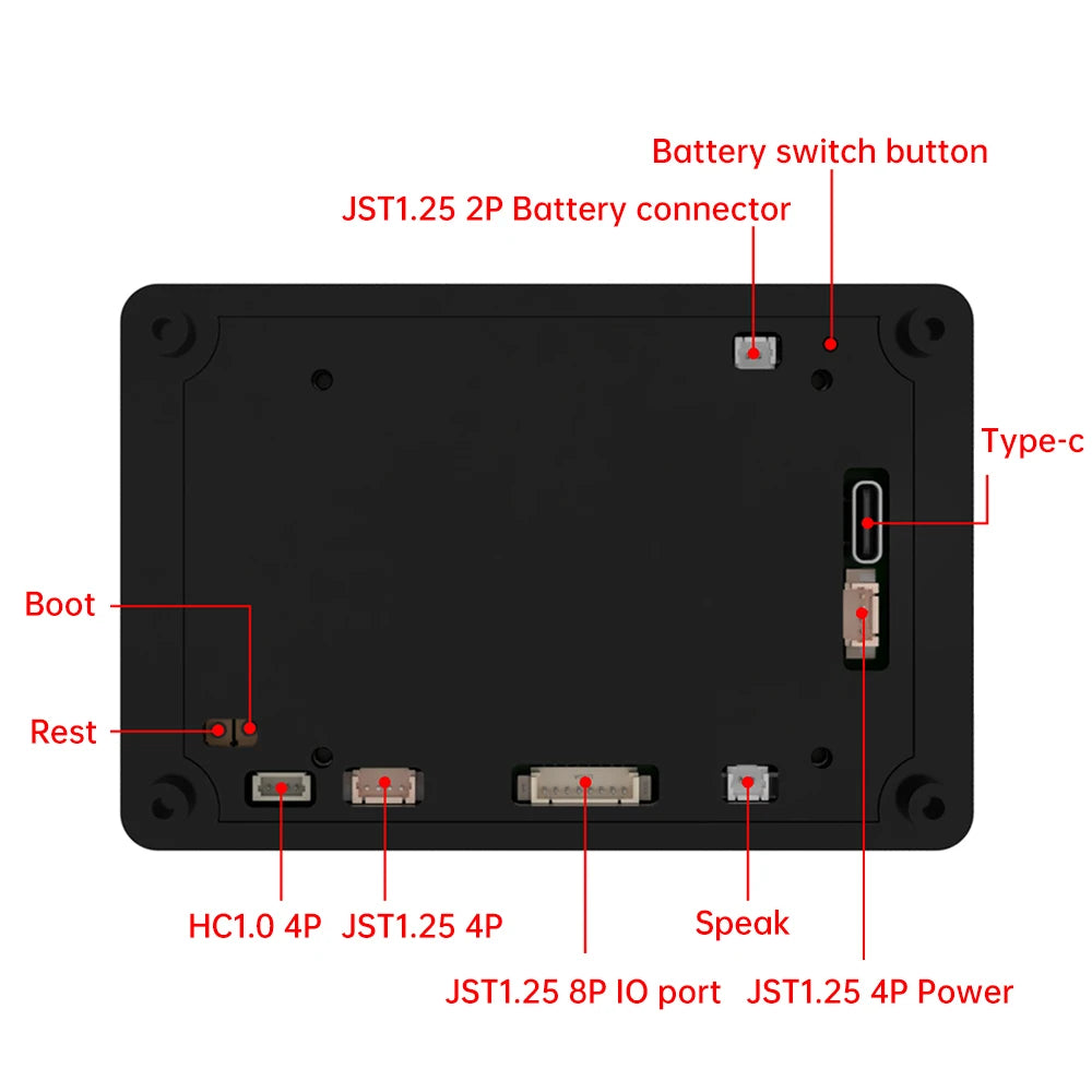 320x480 LED RGB 65K 3.5-inch TFT Capacitive Touch Screen ESP32-S3 WIFI Bluetooth Development Board AXS15231B Driver Chip