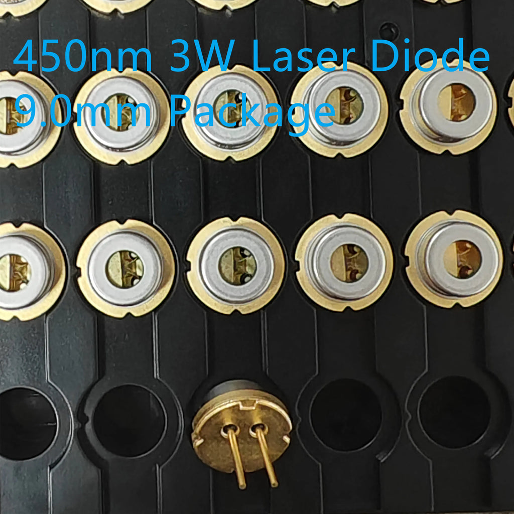 450nm 3W Blue Laser Diode TO90 9.0mm 447nm 3.2W PLPT9 450LA_E LD