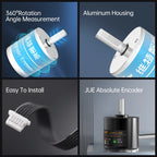 WitMotion JY-ME02 Rotary Absolute Encoder Digital High-Precision Angle Sensor 485 CAN Interface Power-Off Memory Angle Sensor