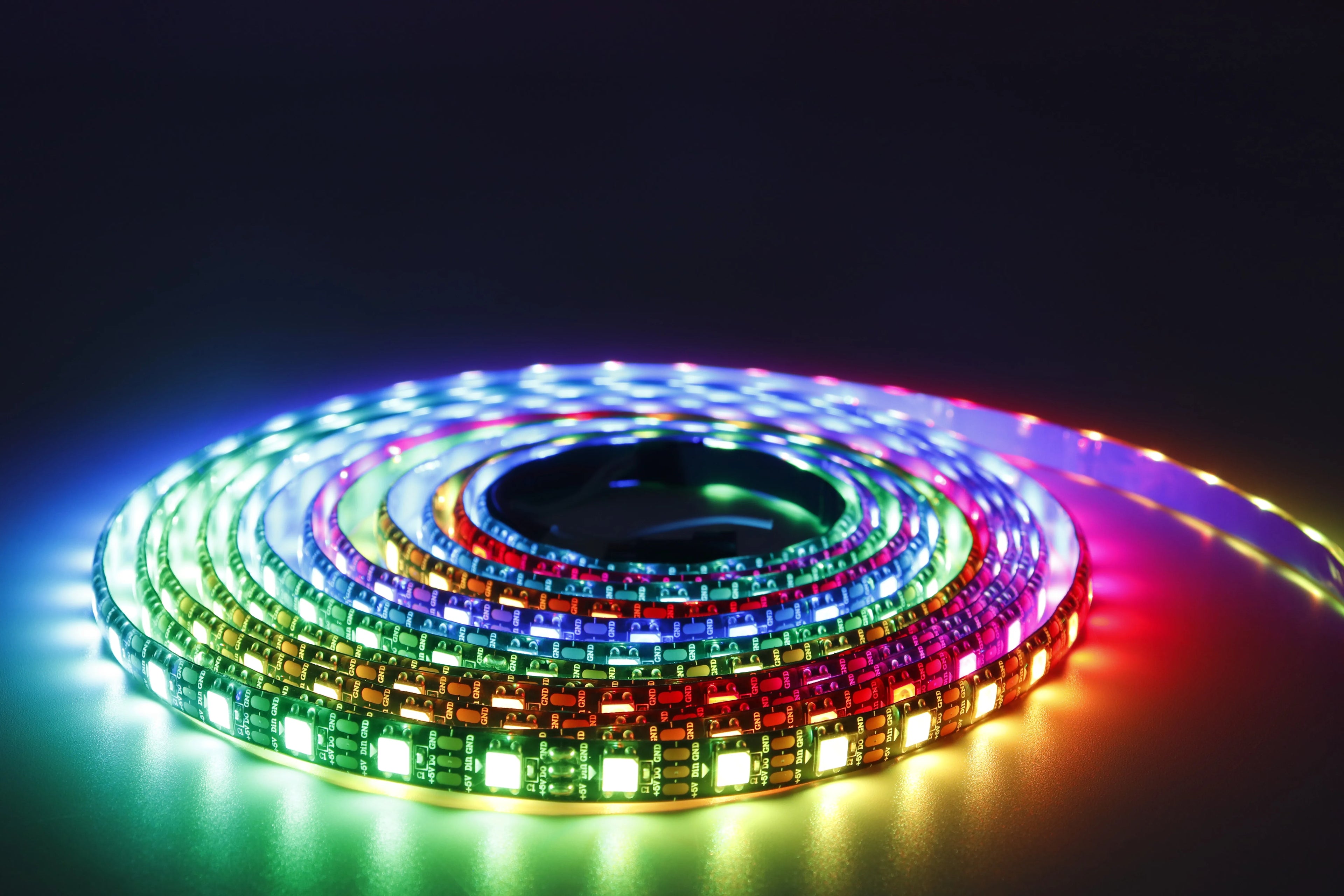 WS2812B WS2811 WS2813 WS2815 5050 RGB Smart LED Strip Lights WS2812 30/60/144Pixels/Leds/m Individually Addressable IC DC5/12V