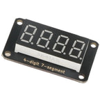0.36 Inch 4 Digit 7 Segment LED Display TM1650 Driver Chip 3.3V 5V PH2.0 Interface Red Light for Arduino ESP32 Microbit Raspberr