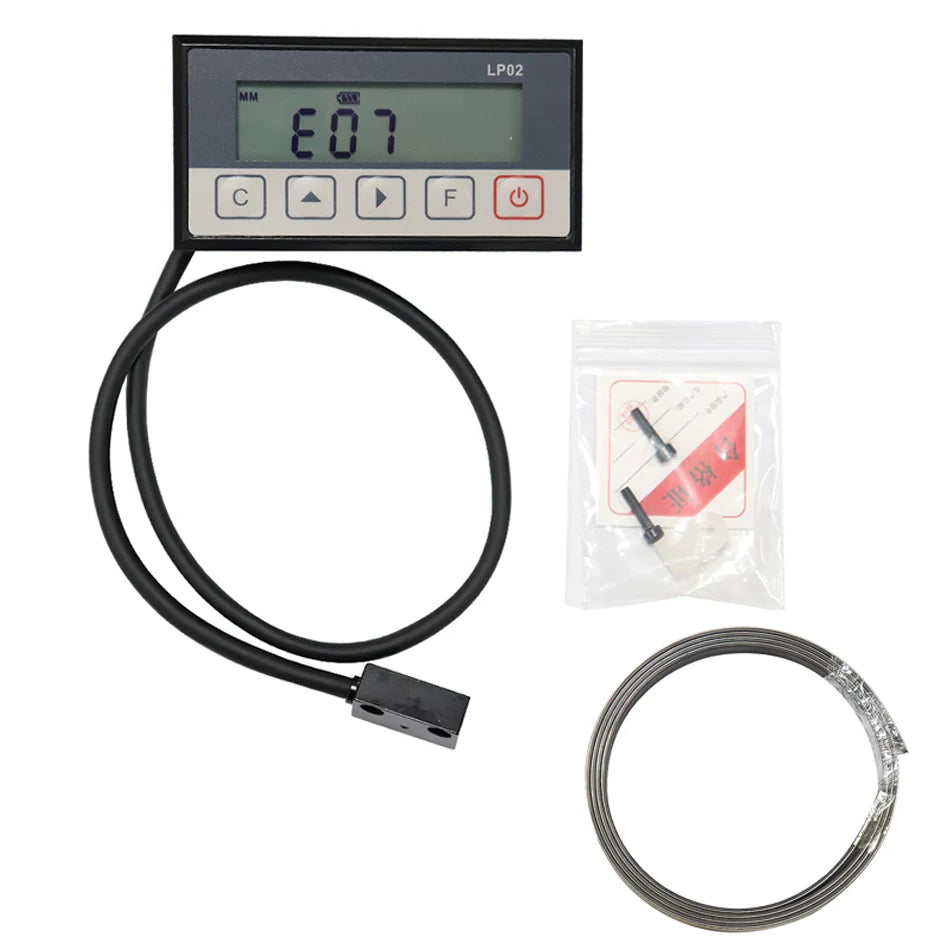 7-Bit LCD Display LP02 Integrated Embedded Magnet Measurement System Magnetic Tape with Stain Belt Profile