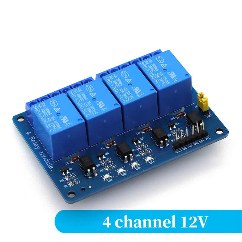 5v 12v 1 2 4 6 8 Channel Relay Module with optocoupler Relay Output 1 2 4 6 8 Way relay Module For Arduino In stock