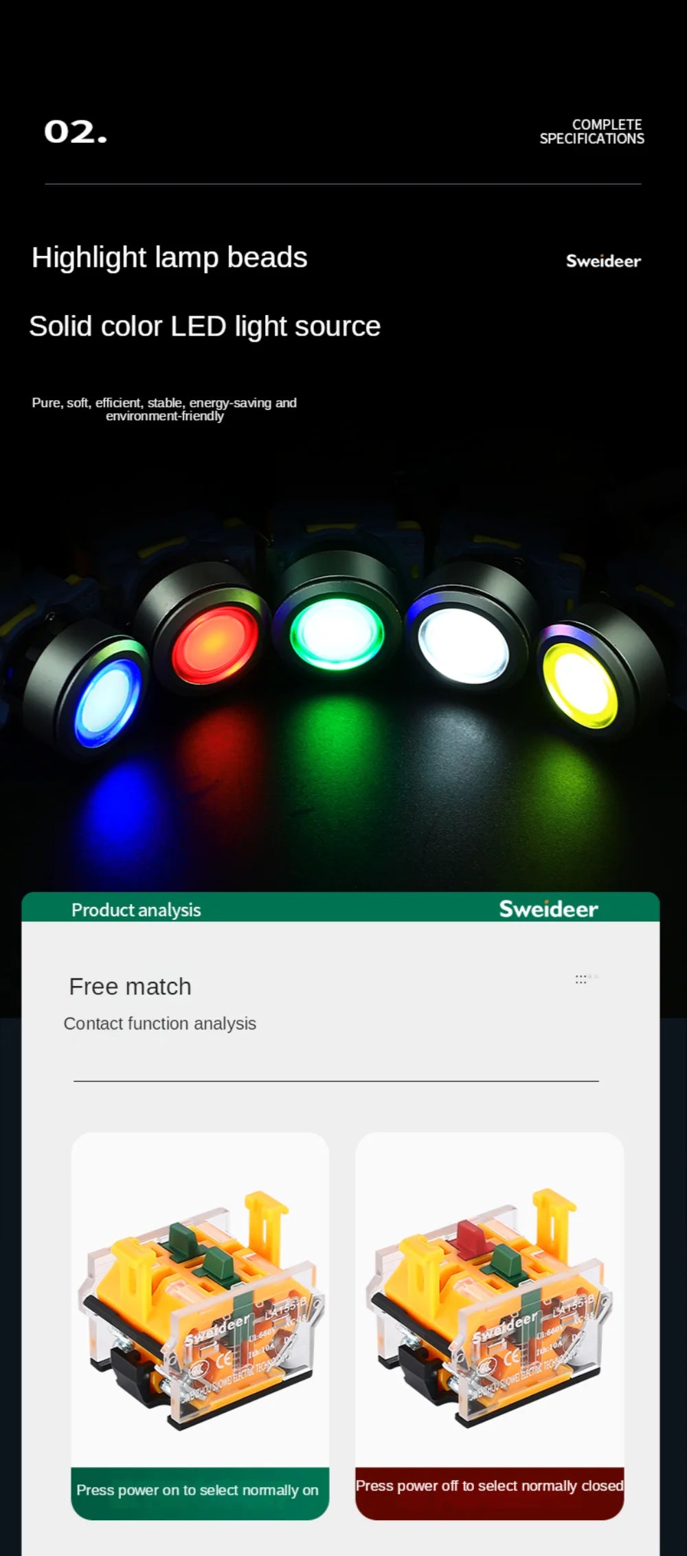 Flat Button Switch Waterproof 30mm Self Reset Locking Momentary Latching Red Green Yellow White Blue Switch Light 6V12V24V220V