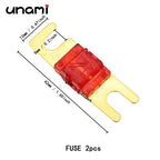 ANS-H 1-Way Midi Fuse Holder ANS-8 20A 50A 70A 80A 100A 150A 175A 200A Safety Plate Base Car Carrier Fuse Box Bolt Type