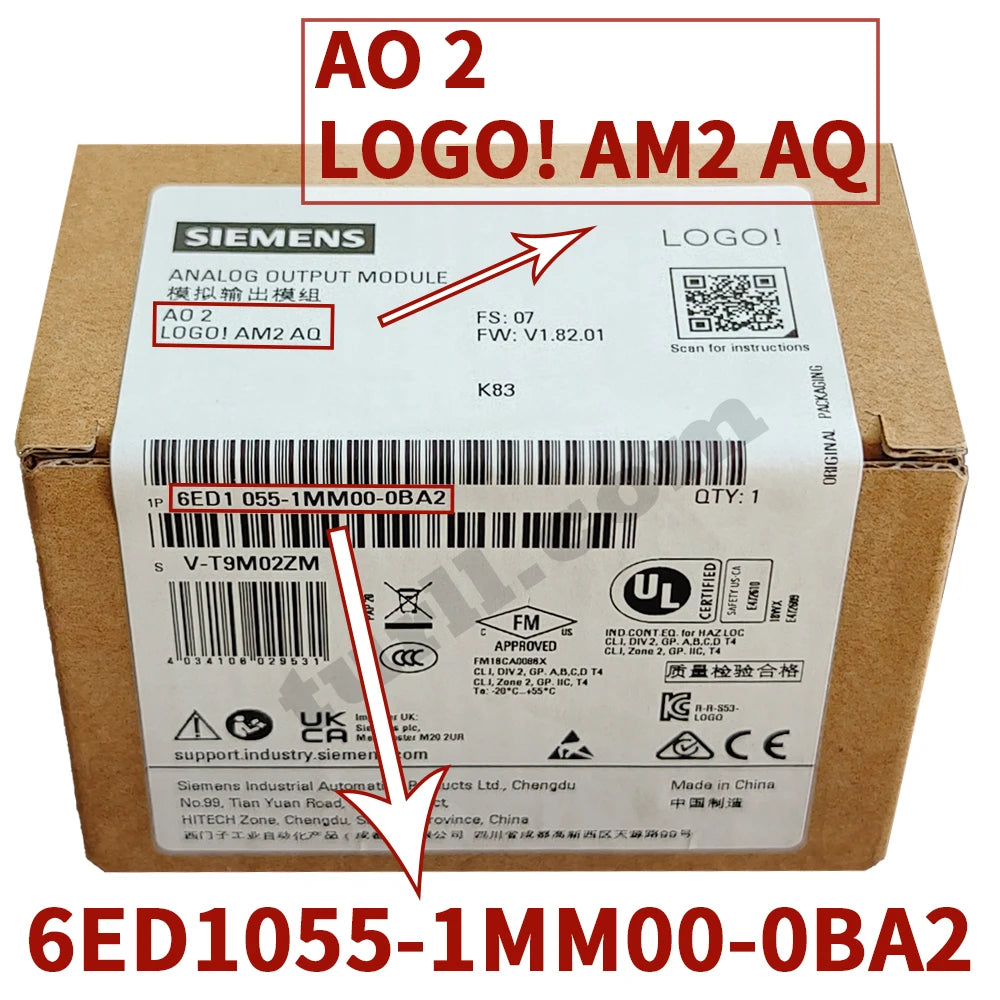 SIEMENS PLC logo, 6ED1052-1MD08/1CC08/1FB08/1HB08/0BA2, 6ED1055-1FB00/1MB00/1MA00/1MM00/1NB10/1FB10-0BA2, Original Brand New