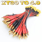 15/30cm Model Aircraft B6 Charger XT30 XT60 XT90 EC3 EC5 TRX Plug T Plug into 4.0mm Banana Head Charging Line