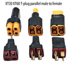 1Pcs XT30 XT60 Parallel Adapter Converter Connector Cable Lipo Battery Harness Plug Wiring