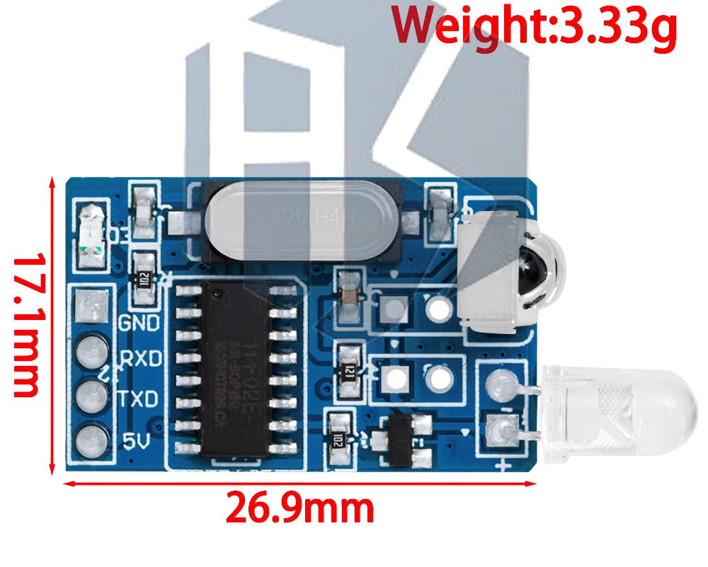 5V IR Infrared Remote Decoder Encoding Transmitter Receiver Wireless Module Quality in Stock for arduino