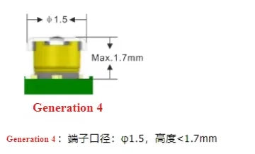10Pcs/lot 1/3/4/5 Generation Antenna Seat U.FL-R-SMT RF Coaxial Contor SMD SMT Solder PCB Antenna Socket Jack