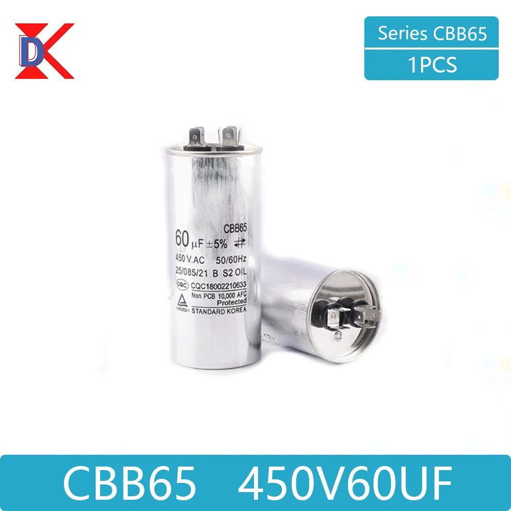 CBB65 air conditioner compressor start capacitor 450V 5/20/25/30/35/40/45/50/60/70UF