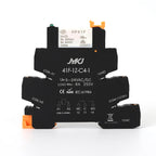 Din Rail Slim Relay Module 41F-1Z-C4-1 Integrated PCB Mount Power Relay With Relay Holder  Relay Socket 6.2mm