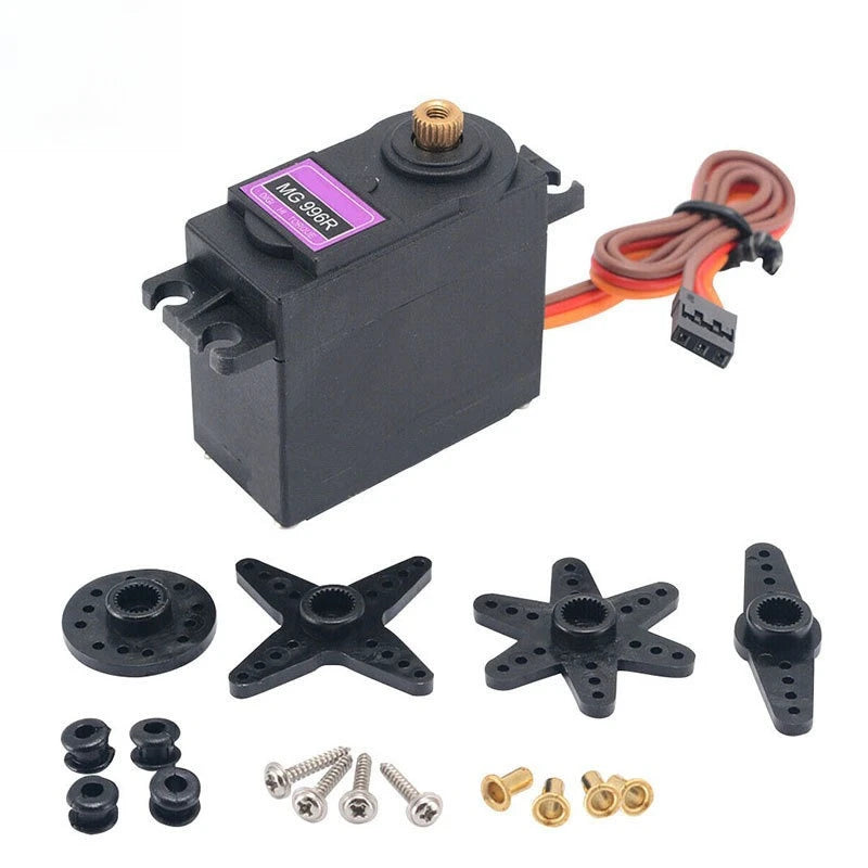 MG995/MG996R/MG946R Metal Standard Servo 180 Degree Digital Robot 20KG with Standard Receiver Connector All Metal Gear for Drone