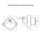 DC 3V 12V 24V 3RPM-100RPM Micro Electric Geared Box Reduction Motor Small Size Slow Speed High Torque Low Noise Reversible