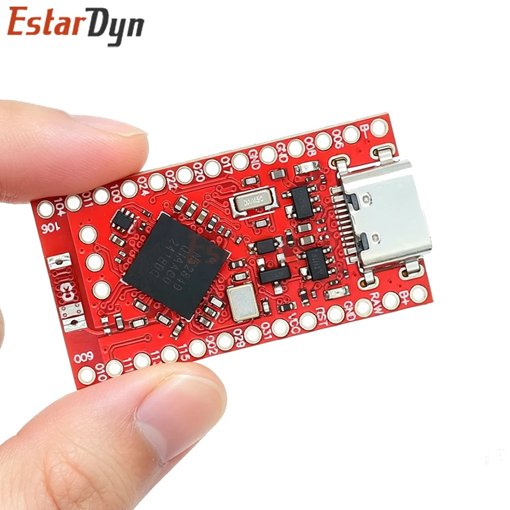 Estardyn NRF52840 Red Development Board Bluetooth Compatible With Nice!Nano V2.0 Pro Micro For Split Keyboard DIY Project