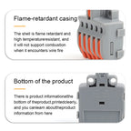 10/100PCS Electrical Cable Connector 1 in Multiple out Quick Wire Terminal Block 2/3/4/5Pin Push in Lever Connectors 0.08-4.0mm2